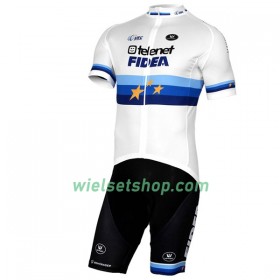 Fietskleding (Fietsshirt + Korte Koersbroek) 2017 Telenet Fidea Lions Europees kampioenschap